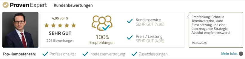 Proven Expert - Arbeitsrecht Hamburg